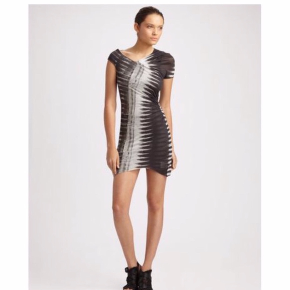 Helmut Lang Frequency print dress